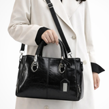 Valensija | Sieviešu austā roktura strukturēta rokassoma