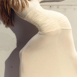Auryn | Sieviešu Garās Piedurknes Caura Sieta Slāņota Bodycon Kāzu Viesu Maxi Kleita