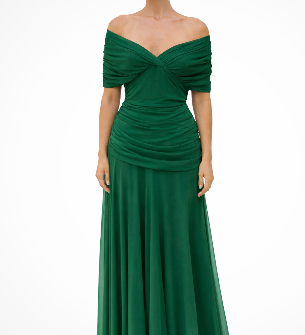 Gaby | Sieviešu elegants bezplecu plisēts vasaras kleita