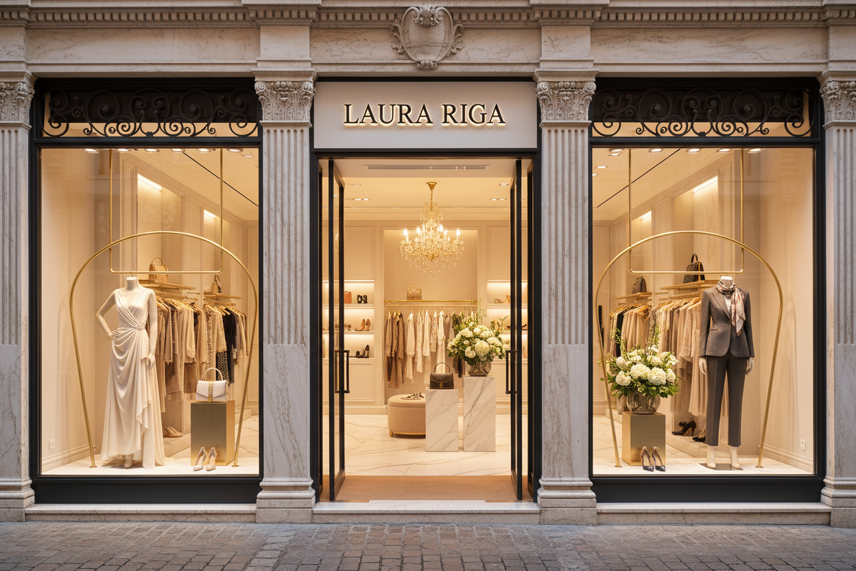 Laura Riga Women's Luxury Boutique Exterior